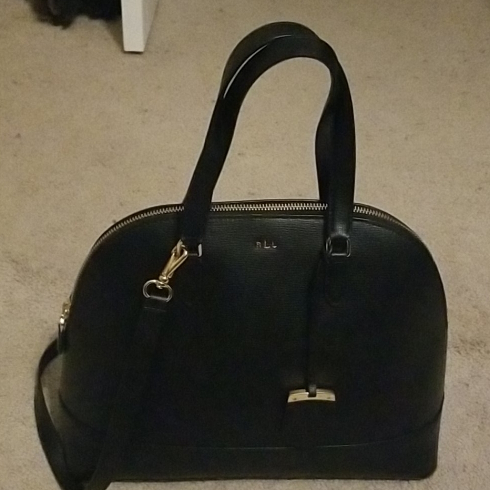 Lauren Ralph Lauren leather satchel bag